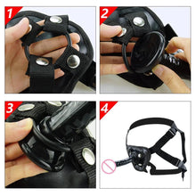 Load image into Gallery viewer, Wearable Realistic Strap-On Dildo – PU Leather Harness with Strong Suction Cup for Couples & Solo Play - Toys for Big Girls