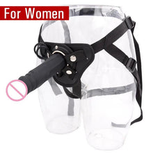 Load image into Gallery viewer, Wearable Realistic Strap-On Dildo – PU Leather Harness with Strong Suction Cup for Couples & Solo Play - Toys for Big Girls