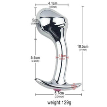 Load image into Gallery viewer, Heavy Stainless Steel Anal Plug – Prostate Stimulation & Pleasure Metal Expansion Butt Plug for Couples - Toys for Big Girls