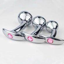 Load image into Gallery viewer, Heavy Stainless Steel Anal Plug – Prostate Stimulation & Pleasure Metal Expansion Butt Plug for Couples - Toys for Big Girls