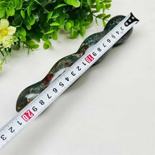 Load image into Gallery viewer, Natural Bloodstone Crystal Quartz Large Massage Wand – Gemstone Yoni Wand for Women’s Health – 20cm Reiki Gift - Toys for Big Girls