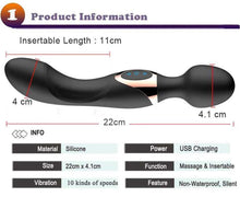 Load image into Gallery viewer, Powerful 10 Speeds Big Magic Wand - Toys for Big Girls