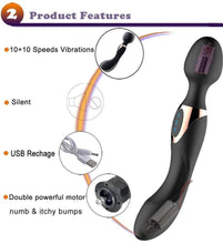 Load image into Gallery viewer, Powerful 10 Speeds Big Magic Wand - Toys for Big Girls