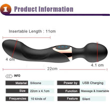 Load image into Gallery viewer, Powerful 10 Speeds Big Magic Wand - Toys for Big Girls