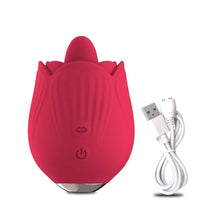 Load image into Gallery viewer, Clit Lickign Rose Vibrator