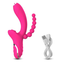 Load image into Gallery viewer, 3 in one anal beads vibrator