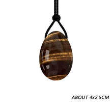 Load image into Gallery viewer, Tiger Eye Yoni Egg Set – Natural Jade Eggs for Kegel Exercises & Vaginal Health - Toys for Big Girls