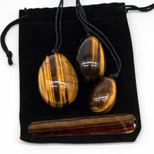 Load image into Gallery viewer, Tiger Eye Yoni Egg Set