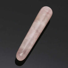 Load image into Gallery viewer, 5 Natural Rose Quartz Yoni Wands - Polished Gemstone Massage Crystals
