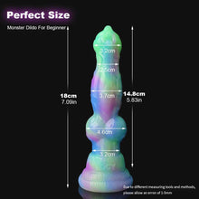 Load image into Gallery viewer, 7.08 Inch Wolf Dog Fantasy Dildo – Silicone Monster Toy with Suction Cup for Beginners &amp; G-Spot Stimulation
