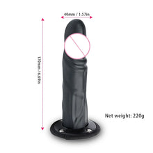 Load image into Gallery viewer, Wearable Realistic Strap-On Dildo – PU Leather Harness with Strong Suction Cup for Couples &amp; Solo Play
