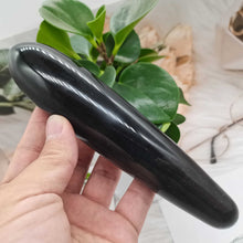 Load image into Gallery viewer, Natural Black Obsidian Yoni Wand – Hand-Carved Crystal Massage Stick for Healing and Wellness
