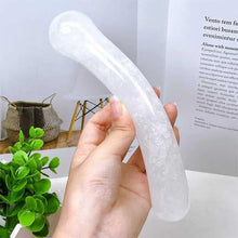 Load image into Gallery viewer, Natural Clear Quartz Penis Crystal Yoni Wand – Healing Massage Stick for Women, Gift Gemstone
