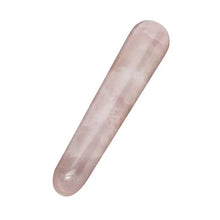 Load image into Gallery viewer, Natural Rose Quartz Yoni Wand - Polished Gemstone Massage Crystal
