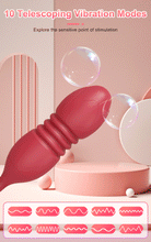 Load image into Gallery viewer, Rose Sucking Thrusting Dildo Vibrator
