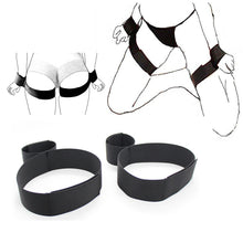 Load image into Gallery viewer, BDSM Restraint Bed Bondage Handcuffs, &amp; Ankle Cuffs Set
