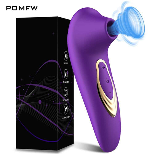 Purple clit sucking gspot vibrator