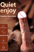 Load image into Gallery viewer, Wireless Telescopic Vibrator – Smart Heating Silicone Dildo with Remote Control &amp; Harness Compatibility
