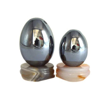 Load image into Gallery viewer, Yoni Egg Set: Drilled Terahertz Stones for Women&#39;s Health
